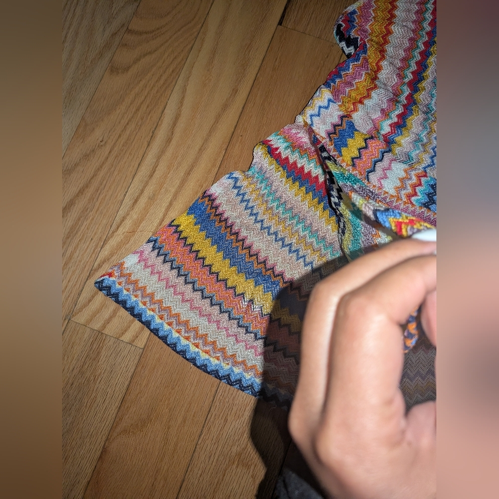 Missoni Mare Chevron Pattern Knit Halter Neck Low… - image 4